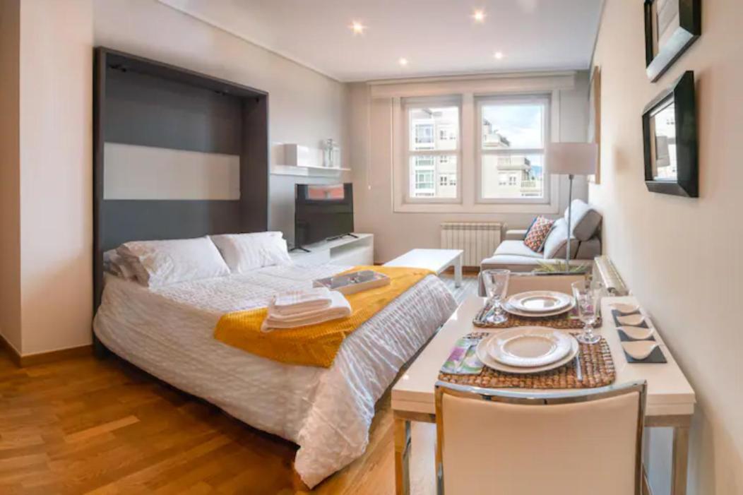 Apartament Urzaiz Centro Vigo Zewnętrze zdjęcie