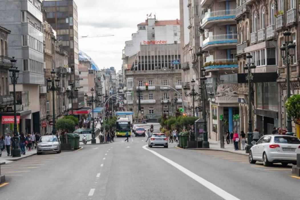 Apartament Urzaiz Centro Vigo Zewnętrze zdjęcie